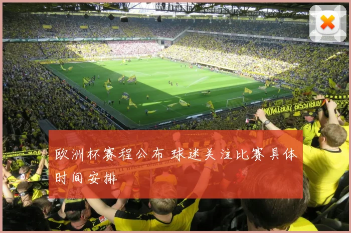 欧洲杯赛程公布 球迷关注比赛具体时间安排